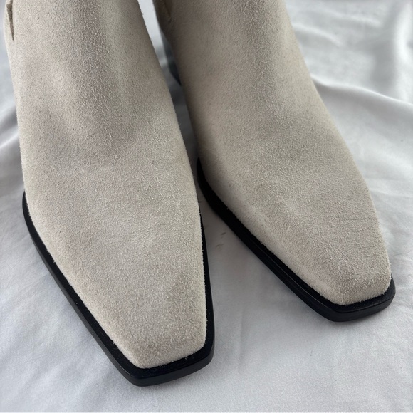 Rag & Bone Joni Suede Leather Chelsea Boots Light Sand Women's 10 Euro 40 - Picture 3 of 15
